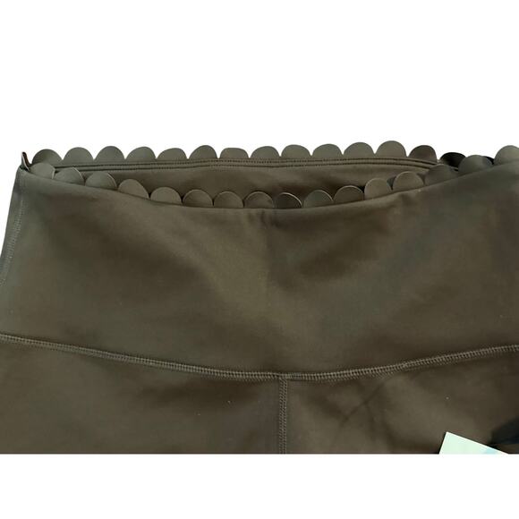 NWT IVL Collective Java Hydralux scalloped brown legging sz 8 Retail at $108 - Picture 5 of 8